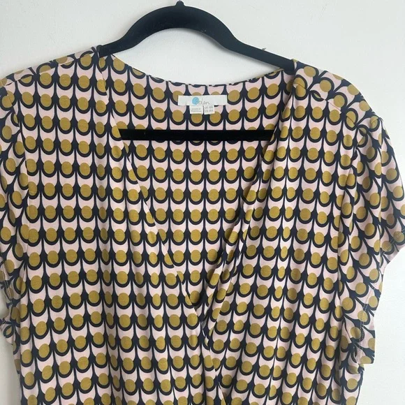 LIKE NEW BODEN Lily Geometric Midi Dress Size 14 - Picture 4 of 6